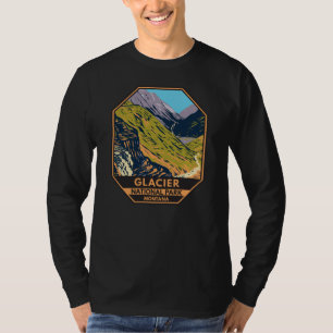 Glacier National Park går till Sol Road T Shirt
