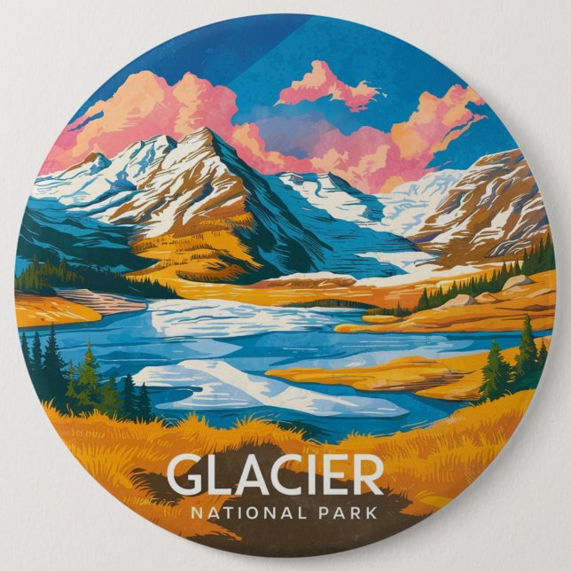 Glacier National Park Knapp (Framsida)