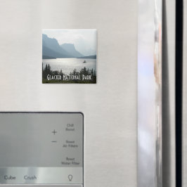 Glacier National Park Landcape Photo Magnet