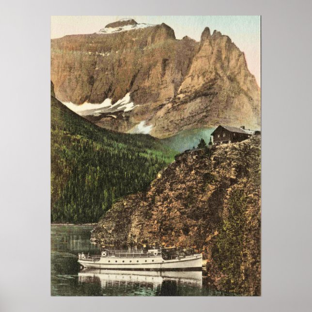 Glacier National Park, Little Chief Mountain Poster (Framsidan)