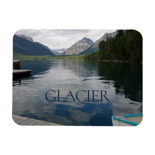 Glacier National Park Magnet (Horisontell)