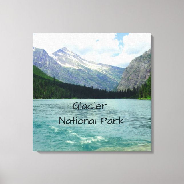 Glacier National Park Montana Canvastryck (Framsida)