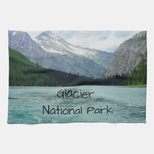 Glacier National Park Montana Kökshandduk (Horisontell)