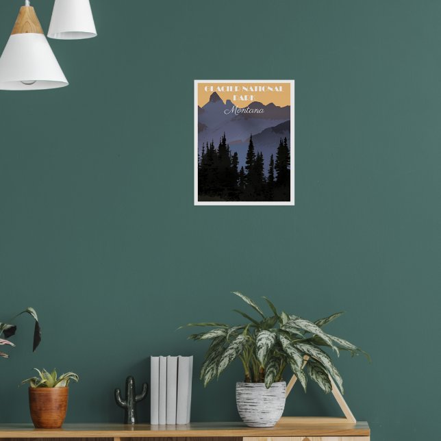 Glacier National Park, Montana, Poster (Vardagsrum 1)