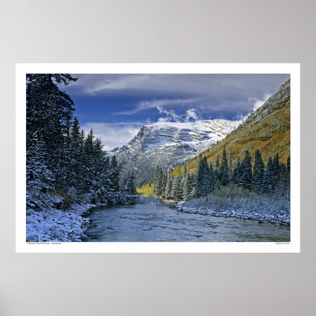 Glacier National Park - Montana Poster (Framsidan)