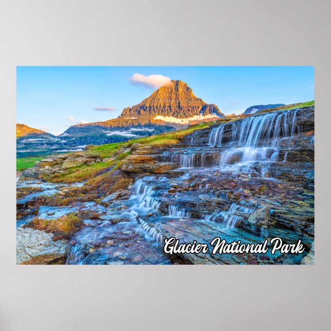 Glacier National Park Montana Poster (Framsidan)