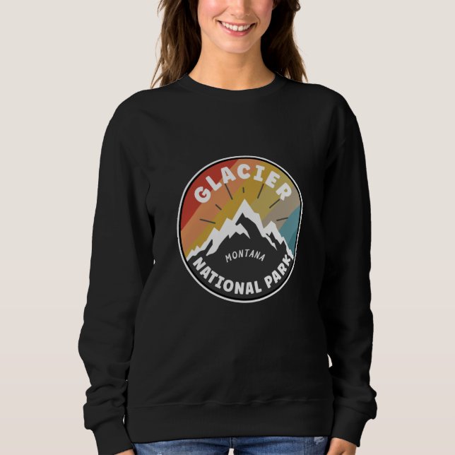 Glacier National Park Montana T Shirt (Framsida)