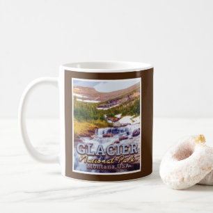 GLACIER NATIONAL PARK - MONTANA United STATER Kaffemugg