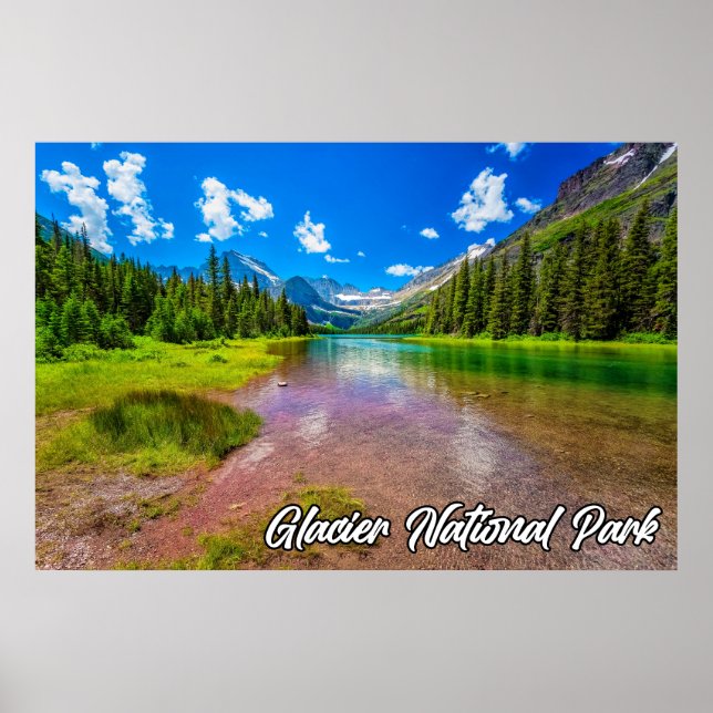 Glacier National Park, Montana, USA Poster (Framsidan)