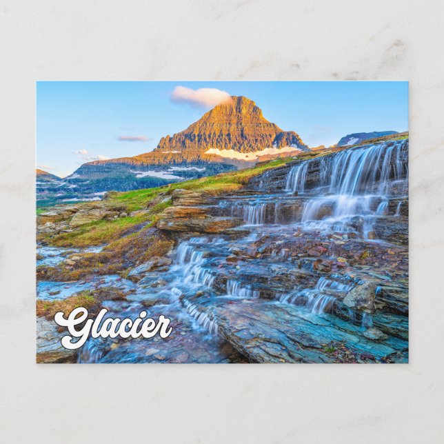 Glacier National Park, Montana, USA Vykort (Framsida)