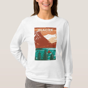 Glacier National Park Montana Vintage T Shirt