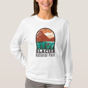 Glacier National Park Montana Vintage T-Shirt