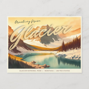Glacier National Park Montana Vykort