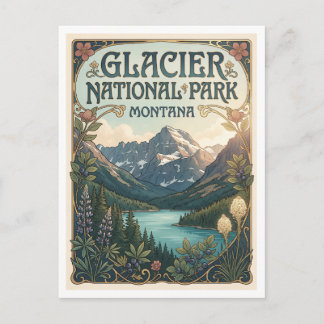 Glacier National Park Montana Vykort