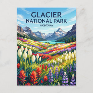Glacier National Park Montana Vykort