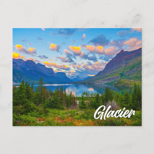 Glacier National Park, Montana Vykort (Framsida)