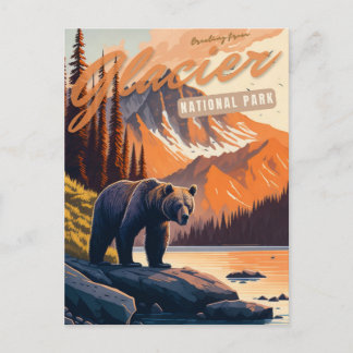 Glacier National Park Montana Vykort