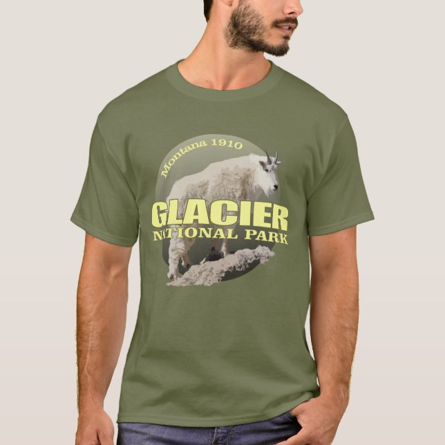 Glacier National Park (Mountain Goat) WT Tee (Framsida)