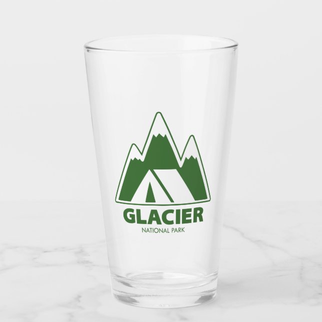 Glacier National Park Mountains Camping Glaskopp (Framsida)
