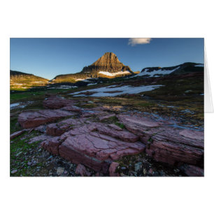 Glacier National Park Mountains Hälsningskort