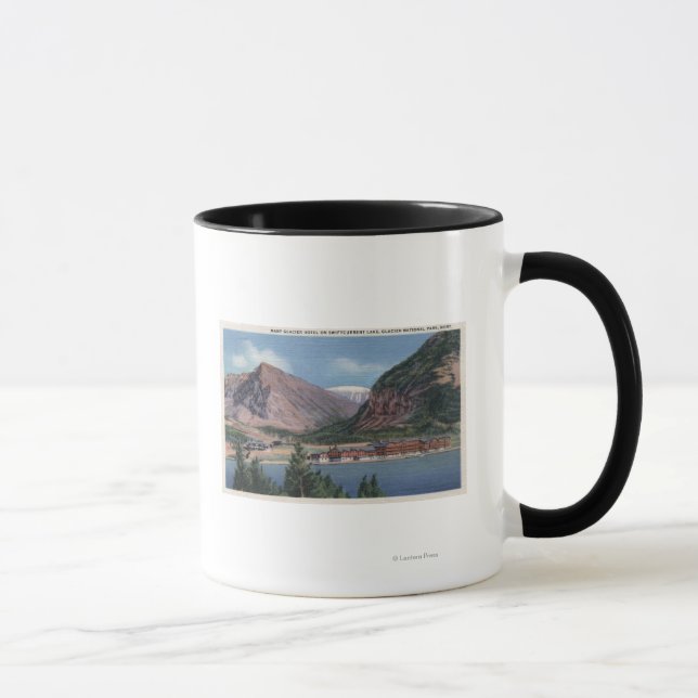 Glacier National Park, MT - Många Glacier Hotel 2 Mugg (Höger)