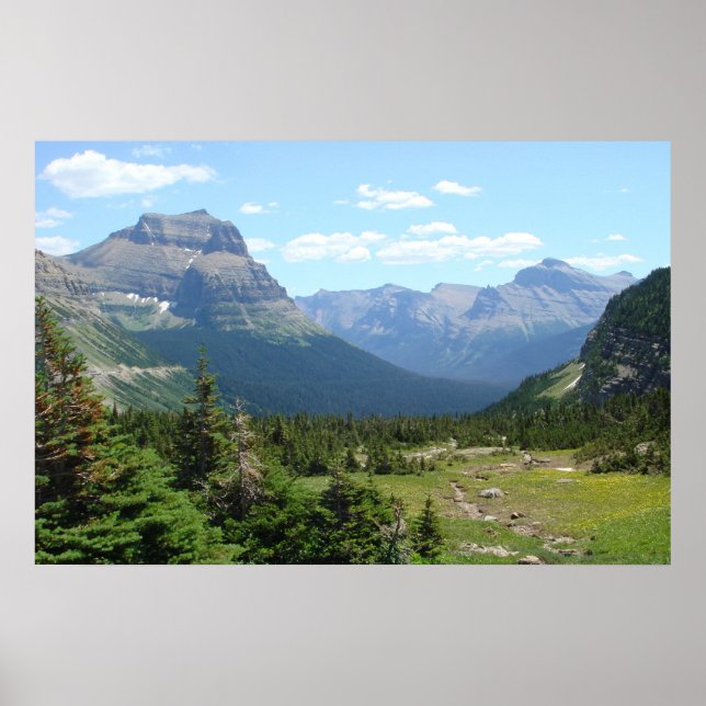 Glacier National Park Northwest Montana Poster (Framsidan)
