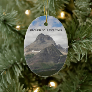 Glacier National Park Photo Julgransprydnad Keramik