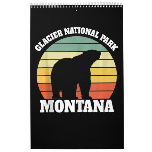 Glacier National Park Polar Bear Älskare Kalender