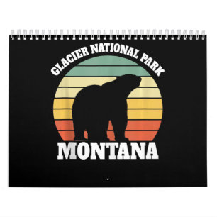 Glacier National Park Polar Bear Älskare Kalender