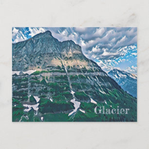 Glacier National Park Postcard Vykort
