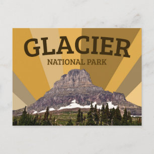 Glacier National Park Postcard Vykort