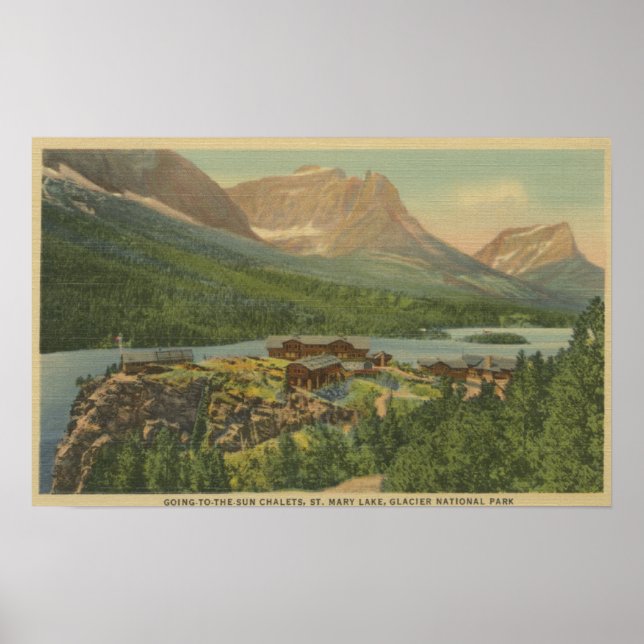 Glacier National Park Poster (Framsidan)