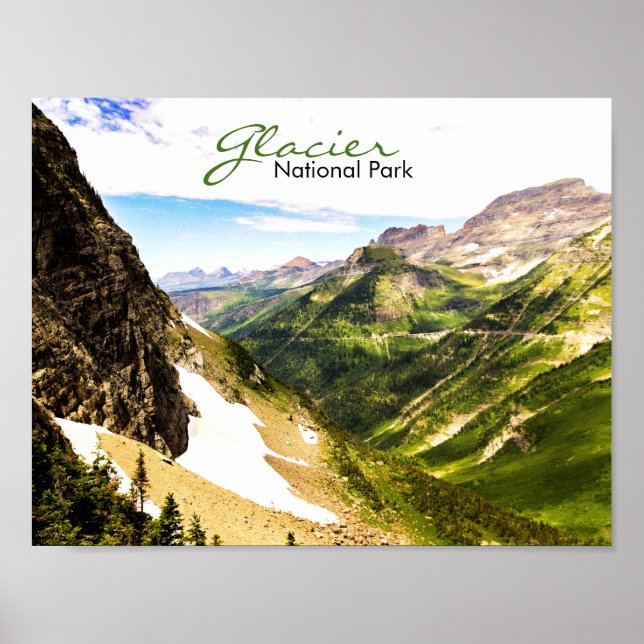 Glacier National Park Poster (Framsidan)