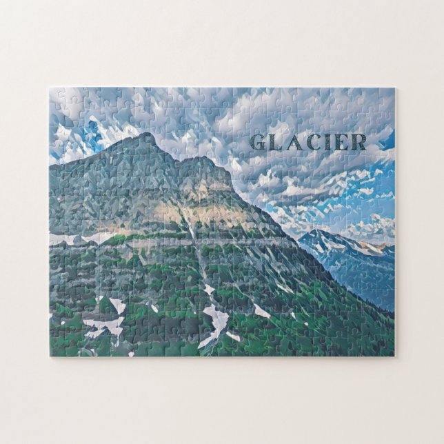 Glacier National Park Pussel (Horisontell)