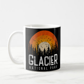 Glacier National Park Retro Stil Vintage 70-talet  Kaffemugg