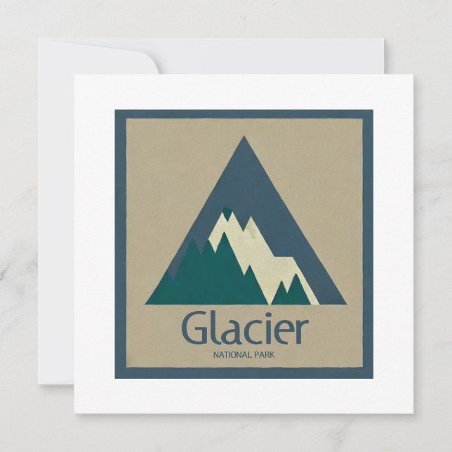 Glacier National Park Rustic (Framsida)