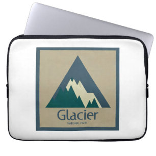 Glacier National Park Rustic Laptop Fodral