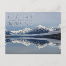Glacier National Park Sjö McDonald Montana Vykort