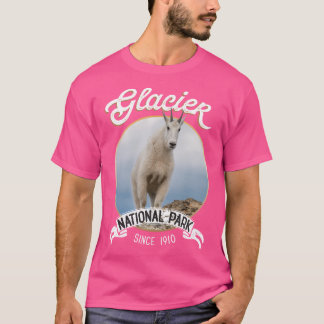 Glacier National Park Souvenir Camping Fishing Mon T Shirt