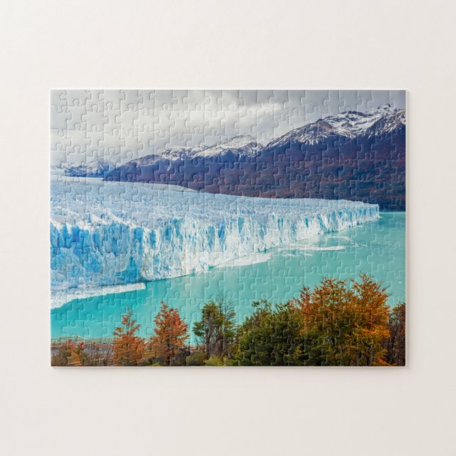 Glacier National Park- Stor glaciär Pussel (Horisontell)