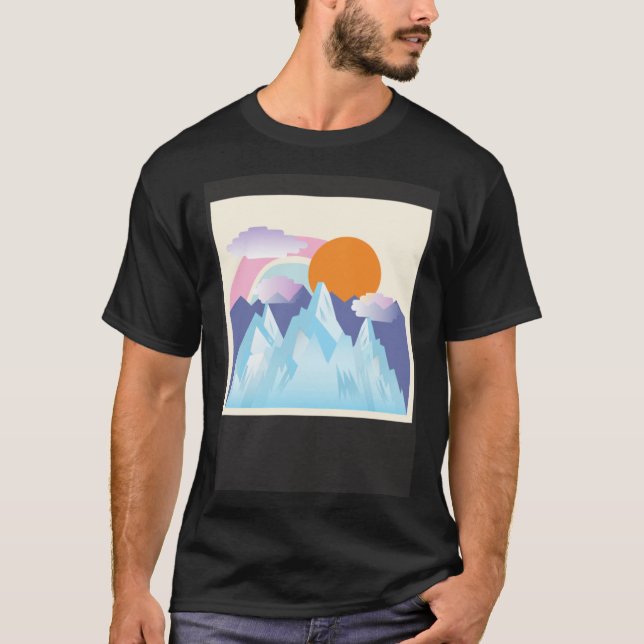 Glacier National Park T Shirt (Framsida)