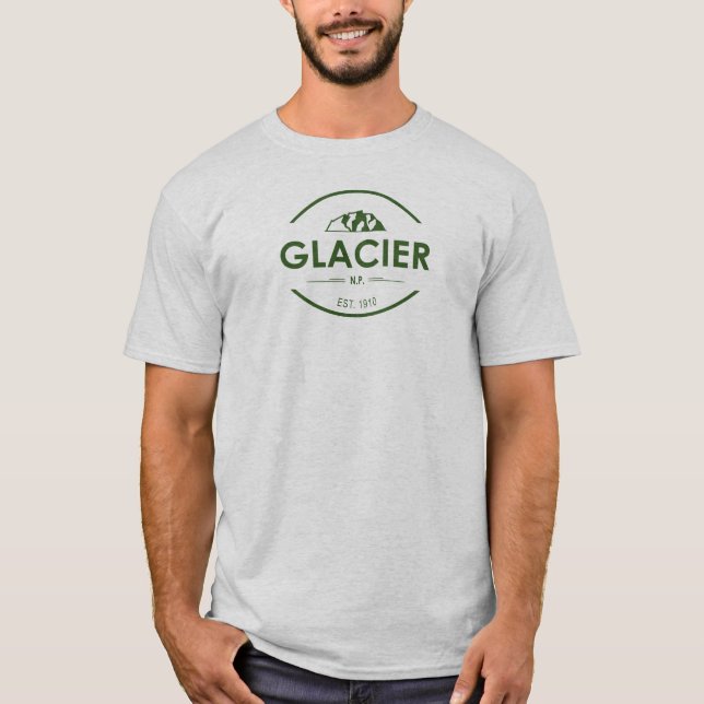 Glacier National Park T Shirt (Framsida)