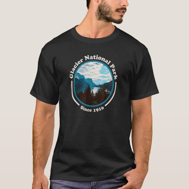 Glacier National Park T Shirt (Framsida)