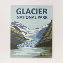 Glacier National Park Travel Art