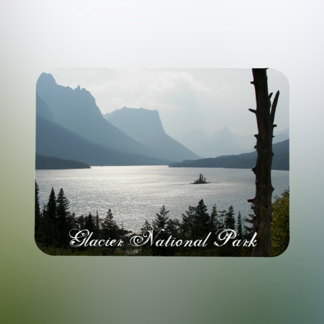 Glacier National Park Travel Photo Magnet (In Situ Fridge)