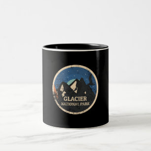 Glacier National Park Två-Tonad Mugg