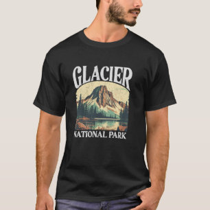 Glacier National Park Vintage Mountain Montana Hik T Shirt