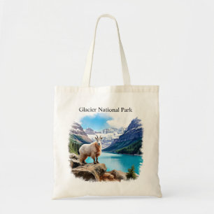 Glacier National Park Watercolor Tygkasse