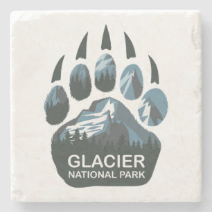 Glacier nationalpark Bear Tass Stenunderlägg