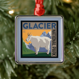 Glacier nationalpark Getter Julgransprydnad Metall